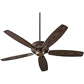 Quorum 17052-86 Transitional 52``Patio Fan from Breeze Patio Collection in Bronze / Dark Finish,