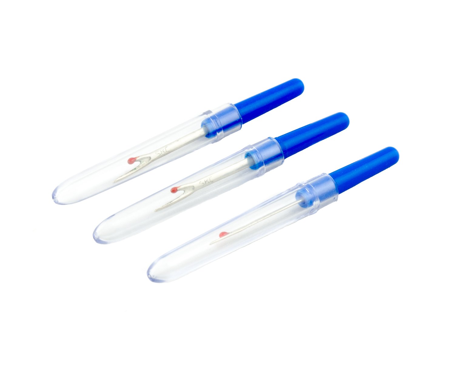 AKORD Blue Seam Ripper Stitch Unpicker/Cotton Thread Cutter/Sewing Tool with Acrylic Handle, 8.9 x 1 x 1 cm