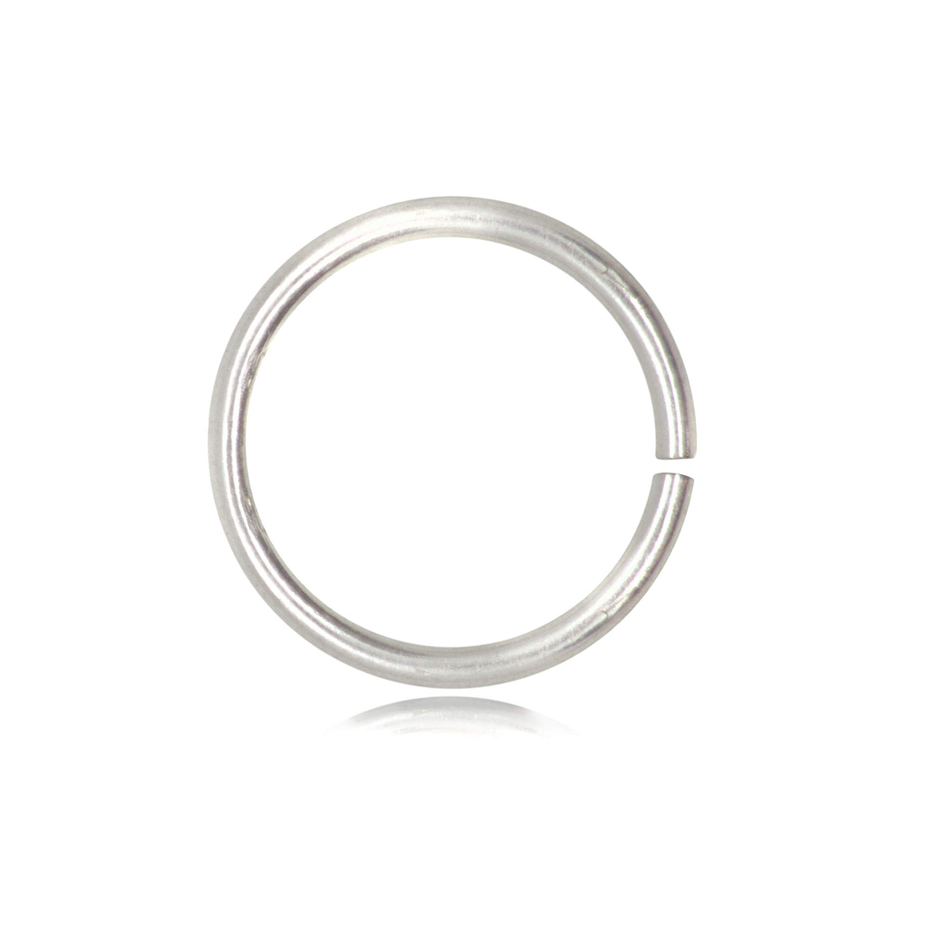 The Jewellery Store London 925 Sterling Silver 10pcs Open Jump Ring, Strong 1.5mm Thickness, nickelfree, Available in 6mm,8mm,10mm,12mm,14mm, and 16mm