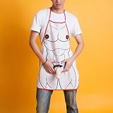 HENBRANDT Novelty Men's Funny Sexy Apron for Cooking BBQ Party Kitchen Gift view 8