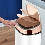 Tower T80904RW Kitchen Bin 58 L Sensor Lid Rose Gold White view 3