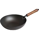 Joyce Chen Classic Series 9.5-Inch Preseasoned Carbon Steel Stir Fry Pan