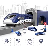 XIAPIA Deluxe 66Pcs Electric Train Set Track Toys for 3 Years Up view 2