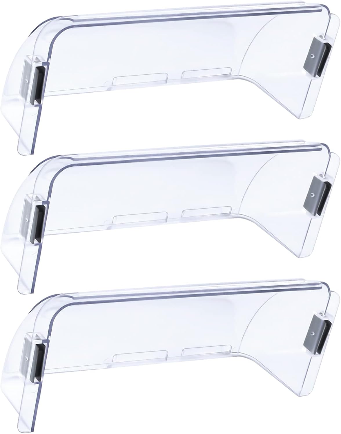 Registers, Grilles & Vents - Air Vent Deflector Ceiling AC Air Vent Deflector Magnetic Vent Covers for Ceiling Magnetic Adjustable Air Vent Deflector Vent Deflectors for Home Ceiling,Adjust Between 8”-14” Air Deflectors 3 Packs