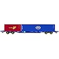 Touax, KFA, Container Wagon with 1 x 20' & 1 x 40' Containers - Era 11. Wagons & Wagon Packs.