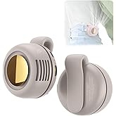 VACVOIIVCE White Portable Mini Bladeless Fan, 3-Speed Clip-on Fan for Shirt and Waist