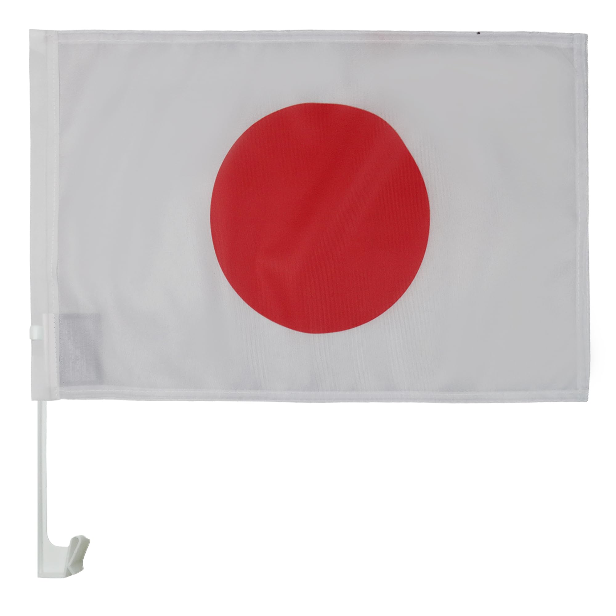 AZ FLAG Japan Car Flag 18'' x 12'' - Japanese Car flags 30 x 45cm - Banner 18x12 INCHES PLASTIC STICK — image 1