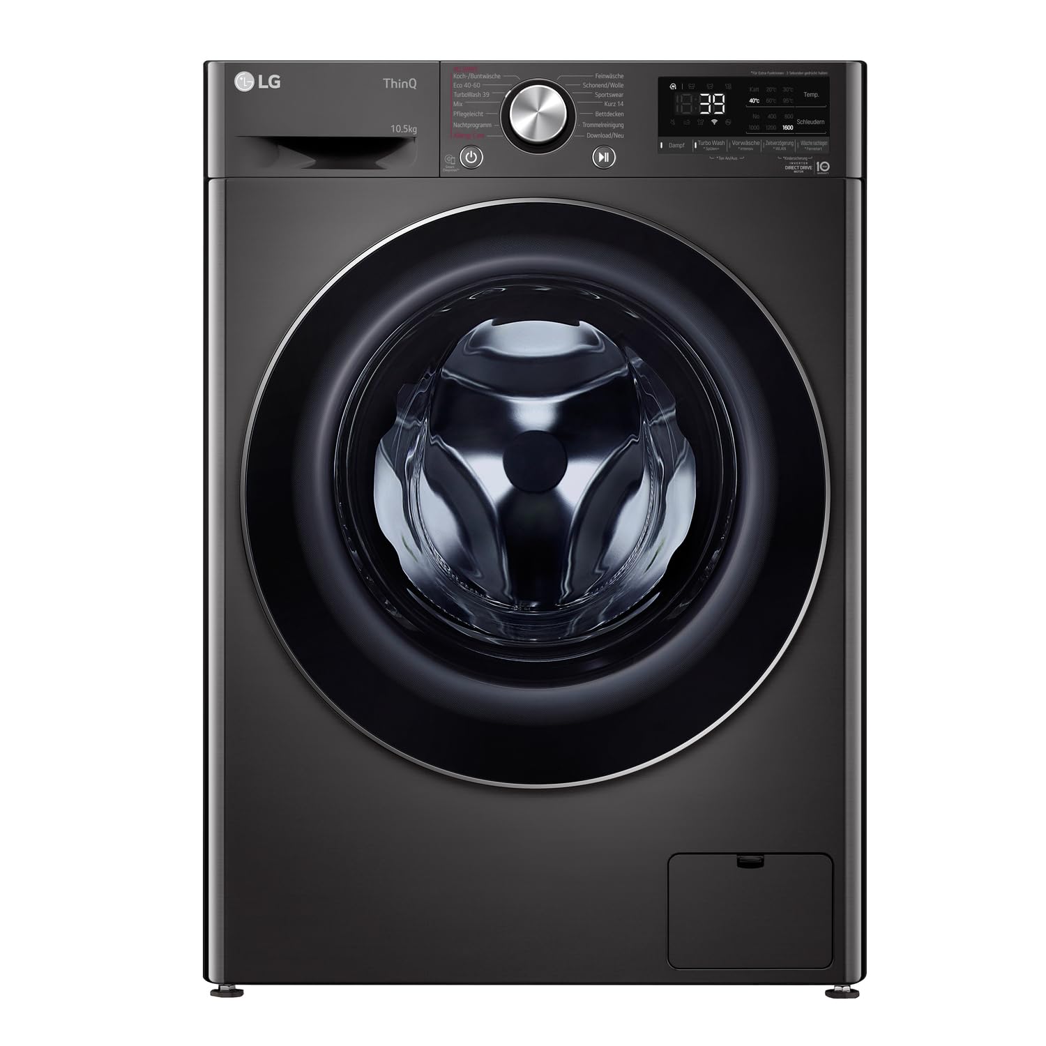LG Electronics F6WV710P2S Waschmaschine EEK A Frontlader 10,5 kg 1600 Umin Dampf Inverter Direktantrieb