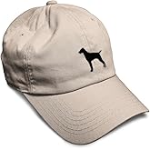Soft Baseball Hat Embroidered Dad Hat Vizsla Silhouette Embroidery Men & Ladies Baseball Cap Cotton