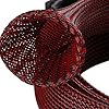 Isafish-Braided-Fishing-Rod-Covers-Sock-Spinning-Casting-Rod-Bundle-Sleeve-Expandable-56ft-Fishing-Gloves-Protector-BlackGreen