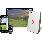 FlightScope Mevo Gen2 Portable Golf Launch Monitor and Simulator with 18 Swing Data Parameters, Front Facing Camera, 8 E6 Simulation Courses with GPS Overview and Shot Tracer | Indoor and Outdoor
