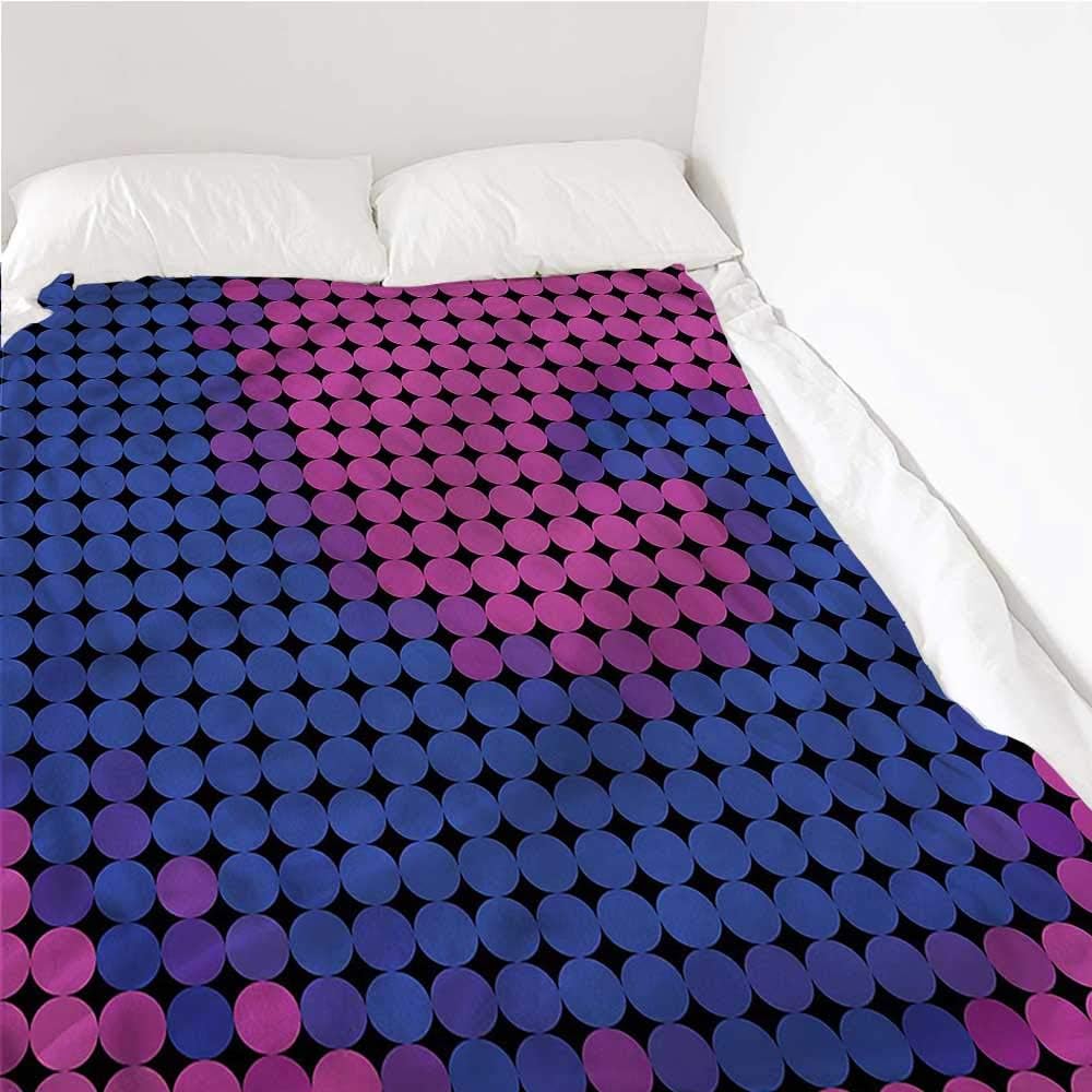 Breathable Blanket Spires, Modern Artful Spiral Summer Lightweight