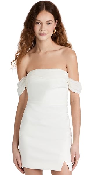 LIKELY PAZ DRESS WHITE