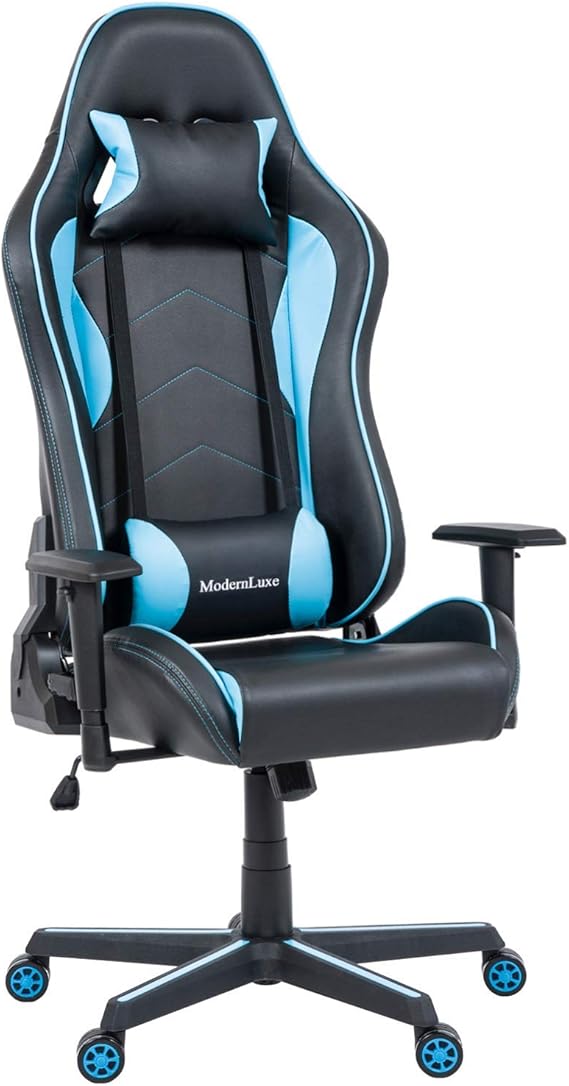 Gaming Chair Gaming Chair Carbon Fiber Leather High Back Racing Style Computer Office Chair