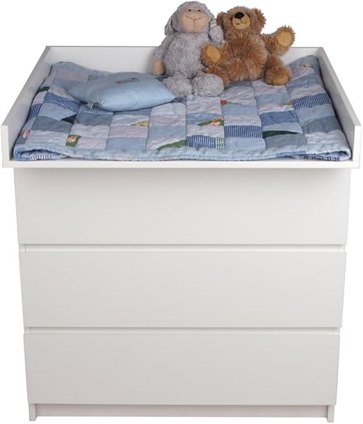 Xxl Wickeltischaufsatz 80 X 77 Nicht Abgerundet Fur Kommode Ikea Malm 49cm Loch Amazon De Kuche Haushalt