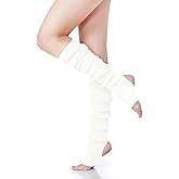 v28 Women’s Neon Knit Leg Warmer for 80s Party Dance Sports Yoga