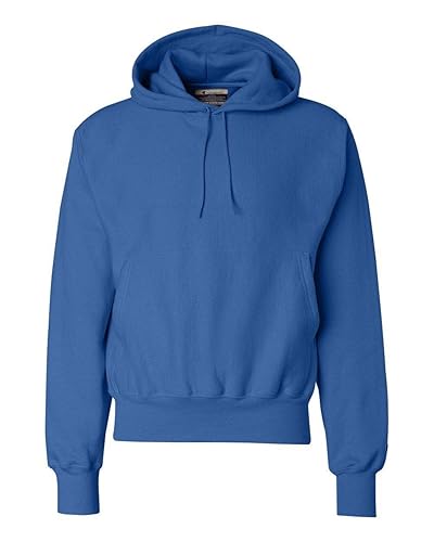 Champion Men's Reverse Weave Pullover Hoodie, Blue Mylar, X Large