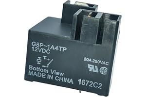 YEGAFE G8P-1A4TP 12VDC 30A 4 Pins Relay Compatible T9CS1D22-12 805WP-1AC-F-S