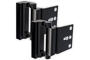 HOMEBRELLA 2-Pack Door Reinforcement Lock - Child Proof Door Lock - Endures 800 lbs of Impact Force - Interior Door Locks for Kids Safety - Security Door Latches for Top of Door