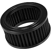 RATCHROLL Air Filter Cleaner Air Cleaner Intake Filter Replacement for Harley Davidson Sportster 883 1988-2015 Black Replacement Car Parts