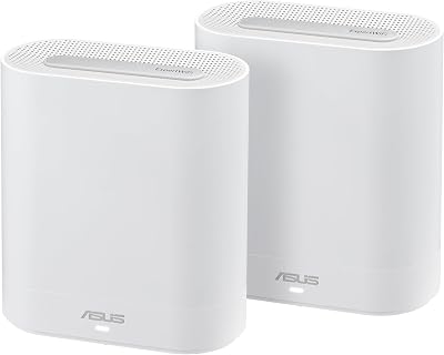 ASUS EBM68 Tri-Band WiFi 6 Mesh System 2-pack Business 5 SSIDs 2.5Gbps Port