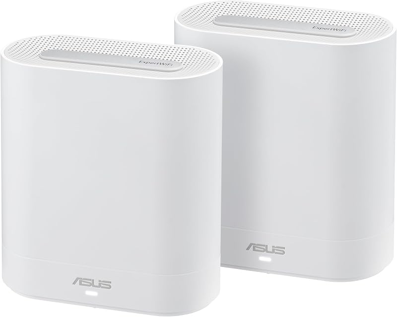 ASUS EBM68 Tri-Band WiFi 6 Mesh System 2-pack Business 5 SSIDs 2.5Gbps Port