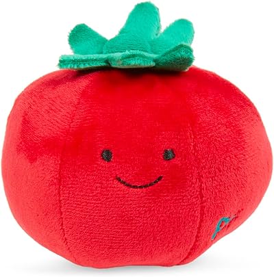 Petface Greenfingers Tigan The Tomato Plush Dog Toy with Squeaker