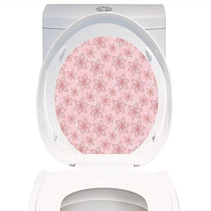 Amazon Com Qianhe Home Toilet Seat Sticker Garden Big Hand Drawn