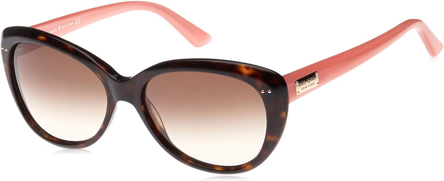 Kate Spade Women's 214793 Sunglasses, Color Havana Pink, Size 55 Buy