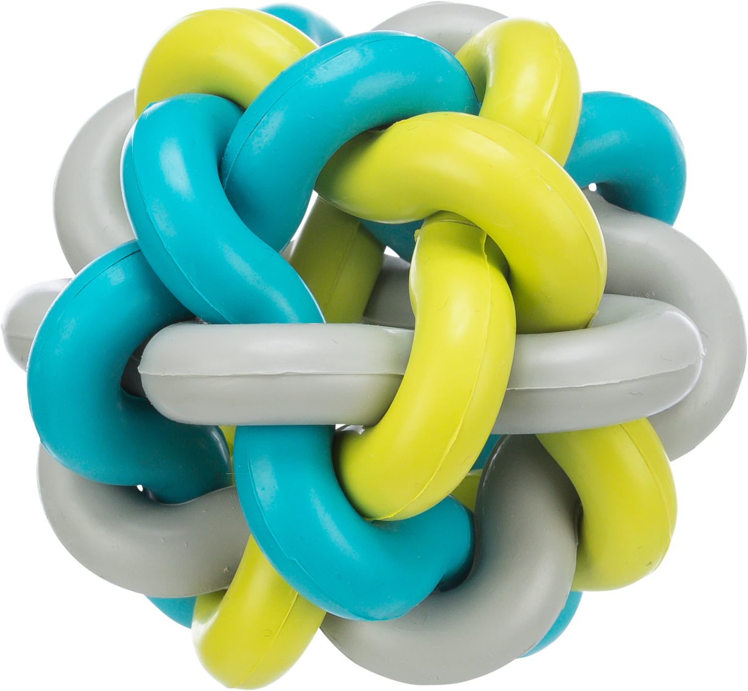 Trixie Natural Rubber Knotted Ball, 7 cm Diameter — image 1