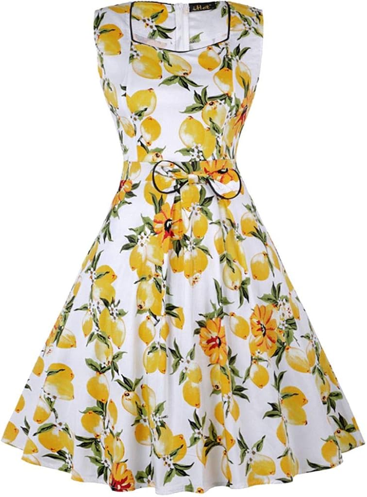 lemon dress midi