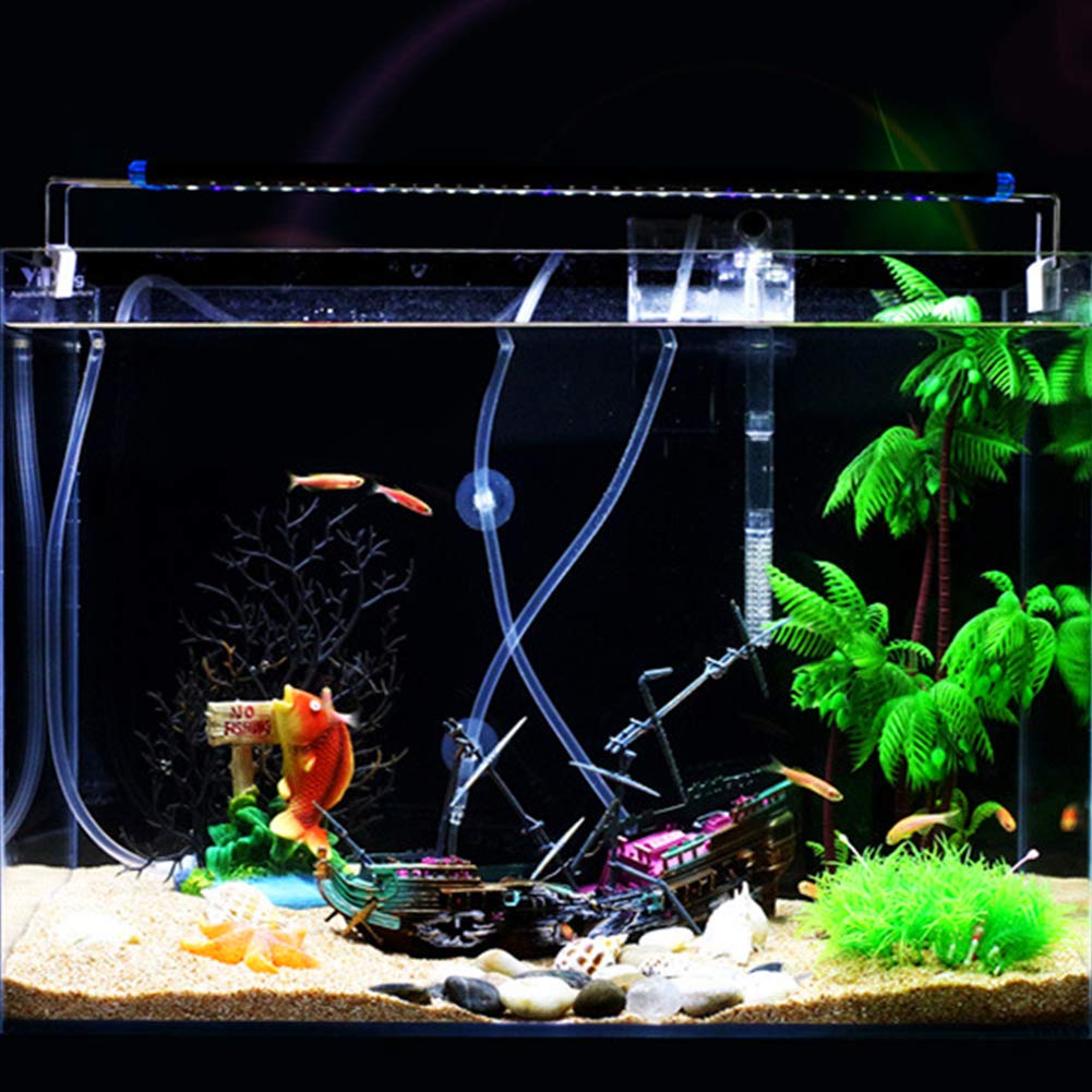 Fish Aquatic Pets Unicoco Aquarium Shipwreck Decor Cyan Fish Tank Broken Boat Ornament Floating Shipwreck Sunk Wreck Boat Pet Supplies Swastikaadvertising Com