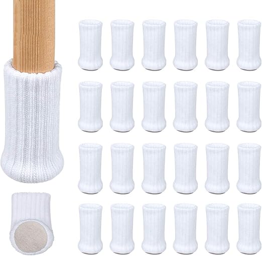 Ezprotekt Calcetines para silla, 24 piezas, fundas para patas de gato