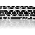 Kuzy Keyboard Cover Compatible with MacBook Air 13 inch 2020 A2337 M1 A2179 with Retina Display and Touch ID Silicone Key Boa