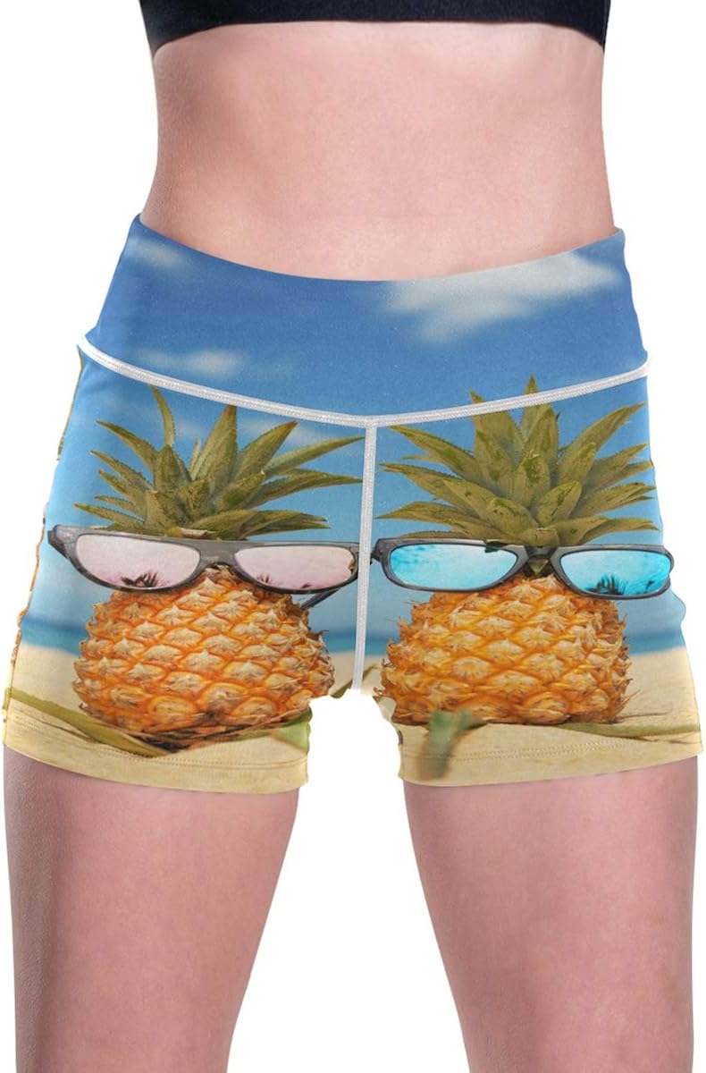 pineapple yoga shorts
