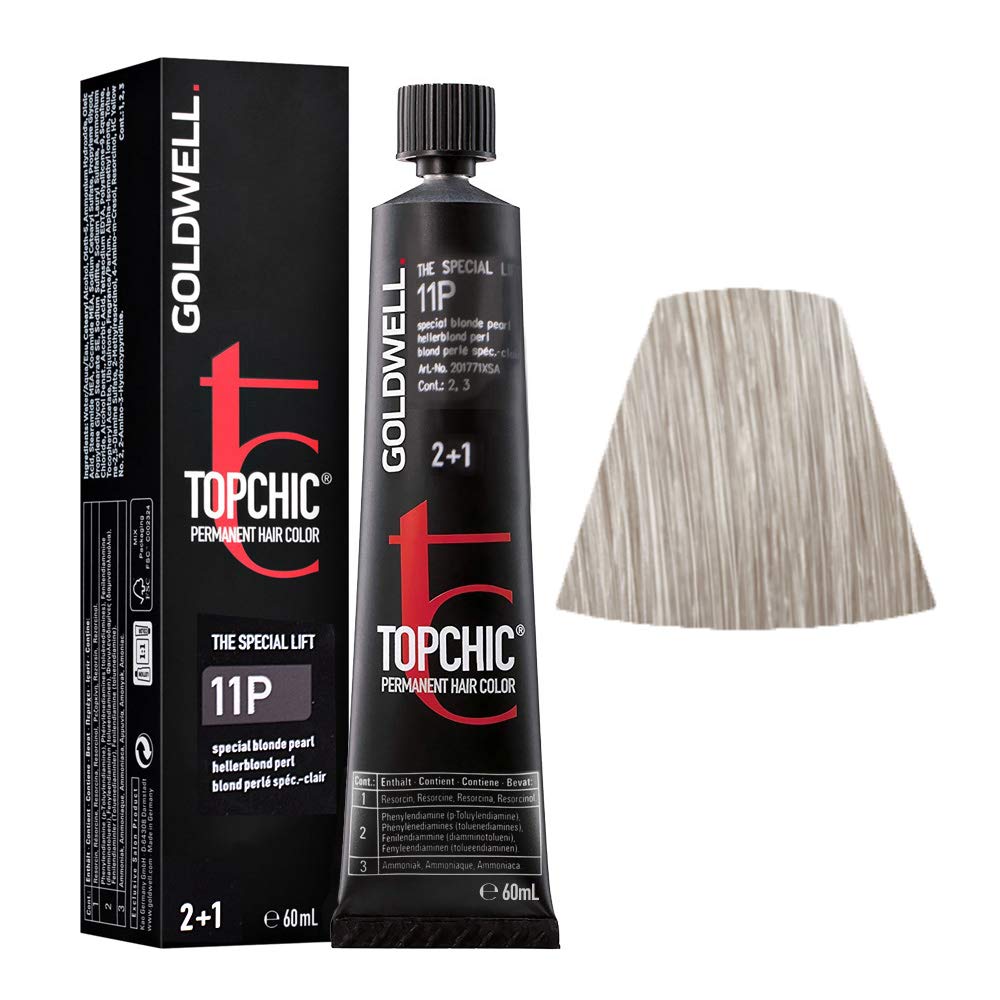 Goldwell Topchic Hair Colour Tube Light Blonde Pearl ml New 11P 60 ml