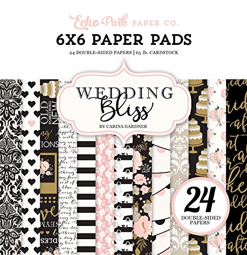 Echo park paper company wedding bliss 6x6 paper pad