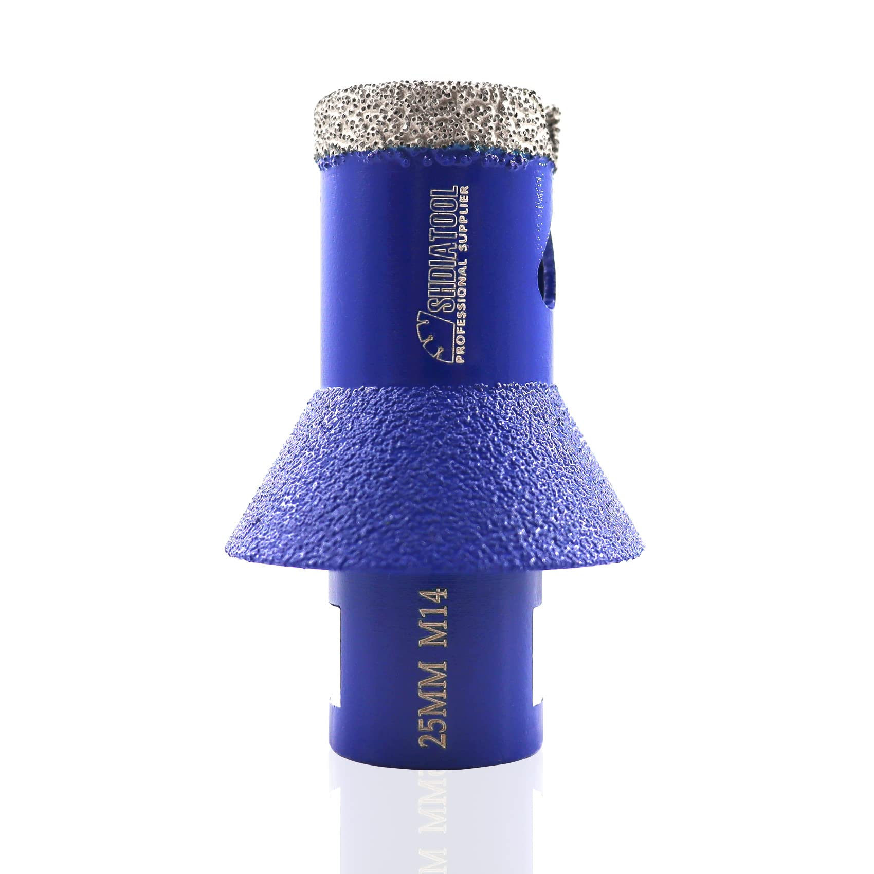 SHDIATOOL Diamond Drill Bits 25mm Chamfer-bits M14 For Hole Drilling and Beveling Shaping Enlarging Trimming in Porcelain Tile Ceramic Marble Granite Stone