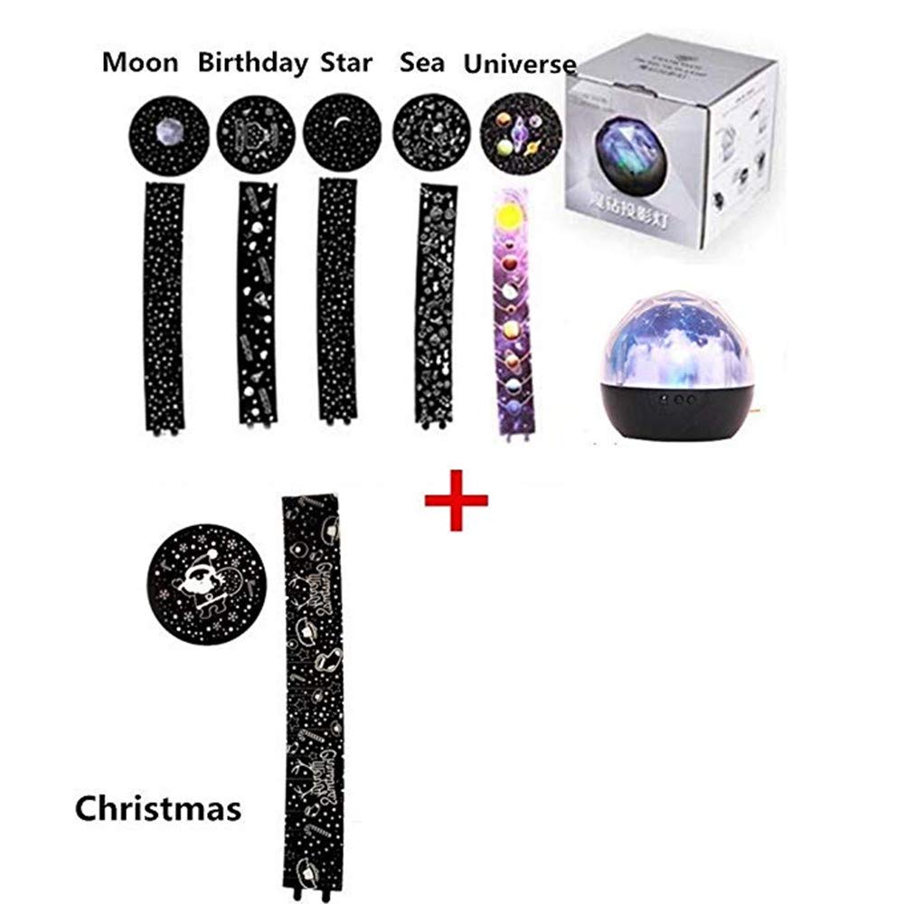 Accessoires Et Decorations Fohyloy Projecteur Lumiere Bebe 3 Modeles 6 Films Magie 360 Rotation Projection Lampe Veilleuse Pour Fille Enfant Chambre Ciel Nuit Etoilee Chambre Bebe Puericulture