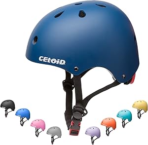 CELOID Kids Bike Helmet,Toddler Skateboard Helmets for Ages 2-3-5-8-14 Years Boys Girls，Adjustable Multi-Sport Bicycle Skateboarding Football Roller Skating Scooter Rollerblade Balance Bike Helmet