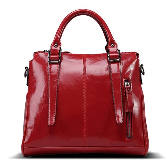 AUDBURN Damen Vintage Tote Beutel Schultertasche Handtasche