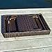 Christopher Knight Home Salem Outdoor Wicker Adjustable Folding Table, Multibrown