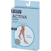 JOBST ACTIVA Sheer 20-30 mmHg Compression Socks Knee High Closed Toe