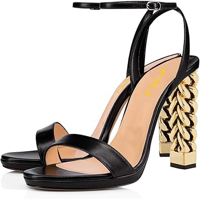 amazon gold strappy heels