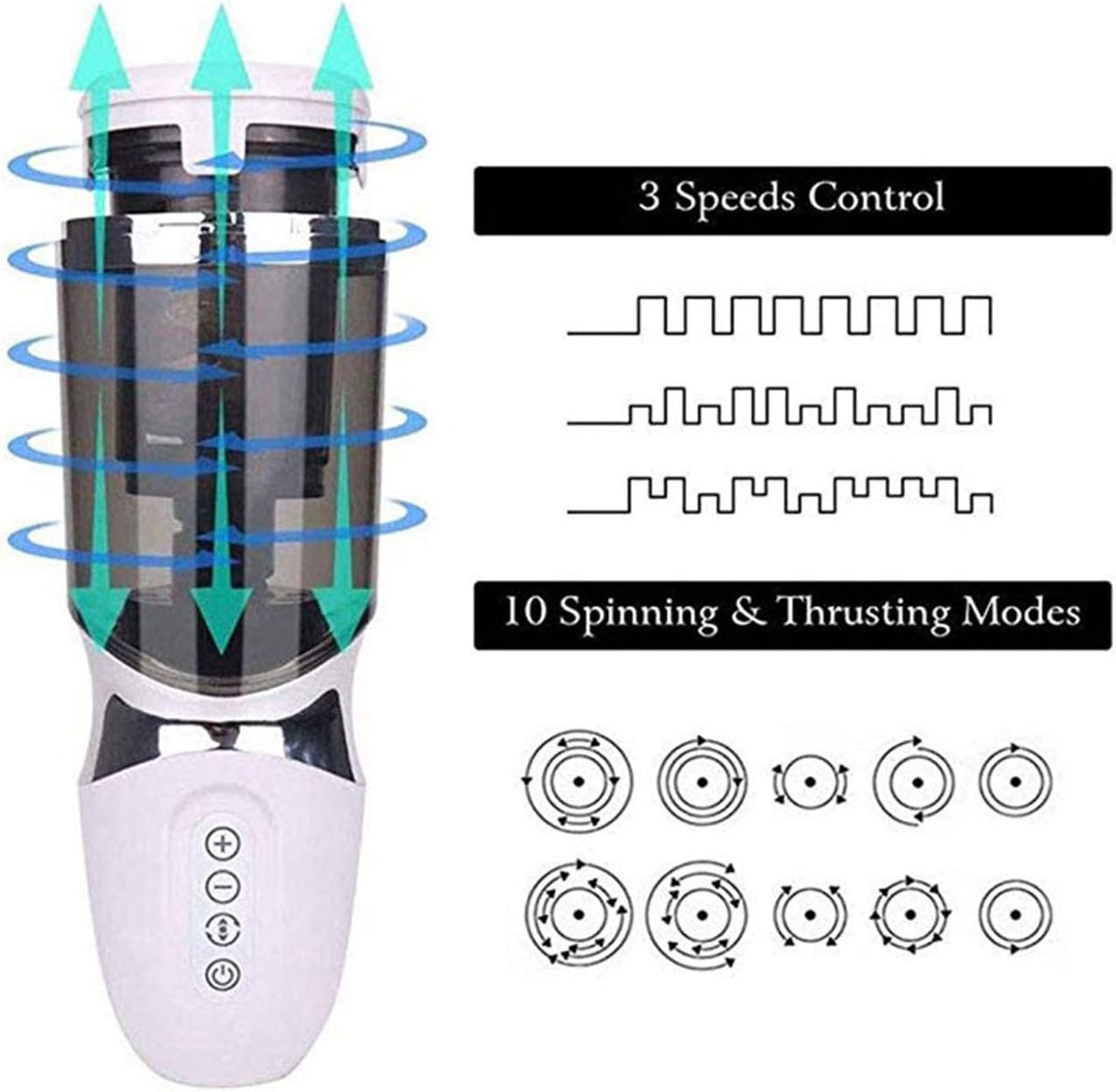 USB Charging Automatic Remote Control Piston Cup Strong Sucking Electric Massage Cup Pocket Puss-ey Stroker for Men, Auto Sucking Vibrating Soft Silicone Pussy Toy Sexy Underwear Equipment, Tshirt