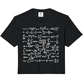 Math Equations and Formulas Comfort Colors Crop Top