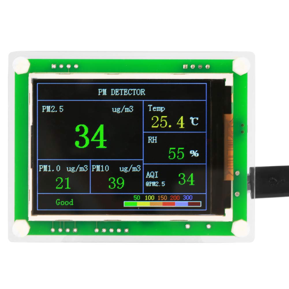 2.8'' Digital Car PM2.5 Air Quality Detector Multifunctional Digital Car Monitor Tester Meter Home Air Monitor