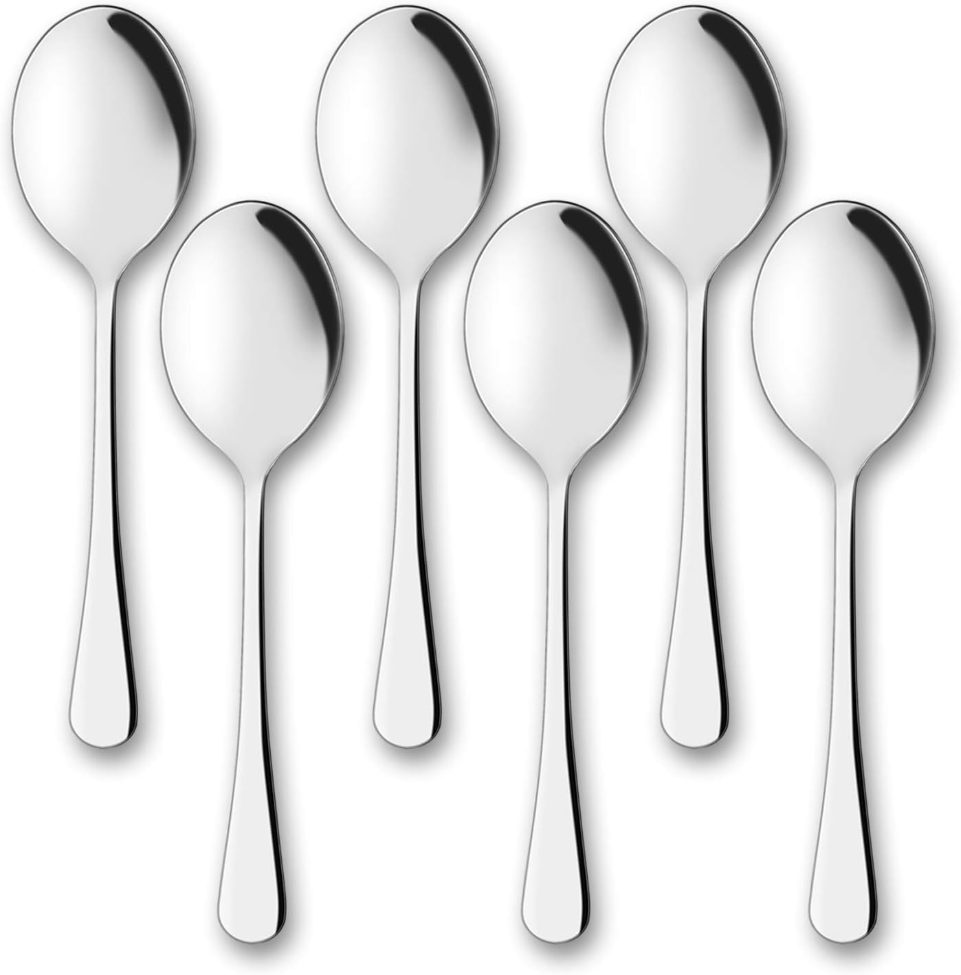 Serving Spoons, AOOSY 10 Inches Stainless Steel Large Buffet Banquet