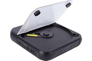 Generic Rechargeable Portable CD Player with Dual Stereo Speakers Bluetooth 5.3 for Home Car Outdoor Support CD AUX USB Input