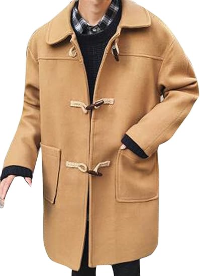 Amazon ネルロッソ Nerlosso ダッフルコート メンズ コート 学生 カジュアル ビジネス ロング ショート 大きいサイズ 防寒 正規品3xl カーキ Cml 3xl Kh コート ジャケット 通販